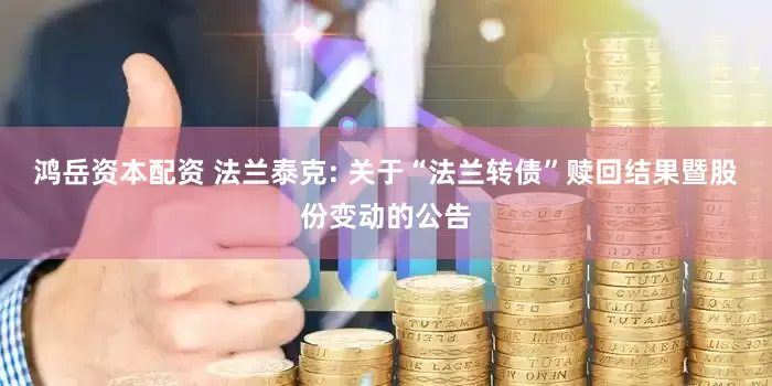 鸿岳资本配资 法兰泰克: 关于“法兰转债”赎回结果暨股份变动的公告