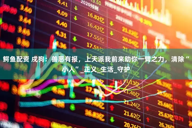 鳄鱼配资 戌狗：善恶有报，上天派我前来助你一臂之力，清除“小人”_正义_生活_守护